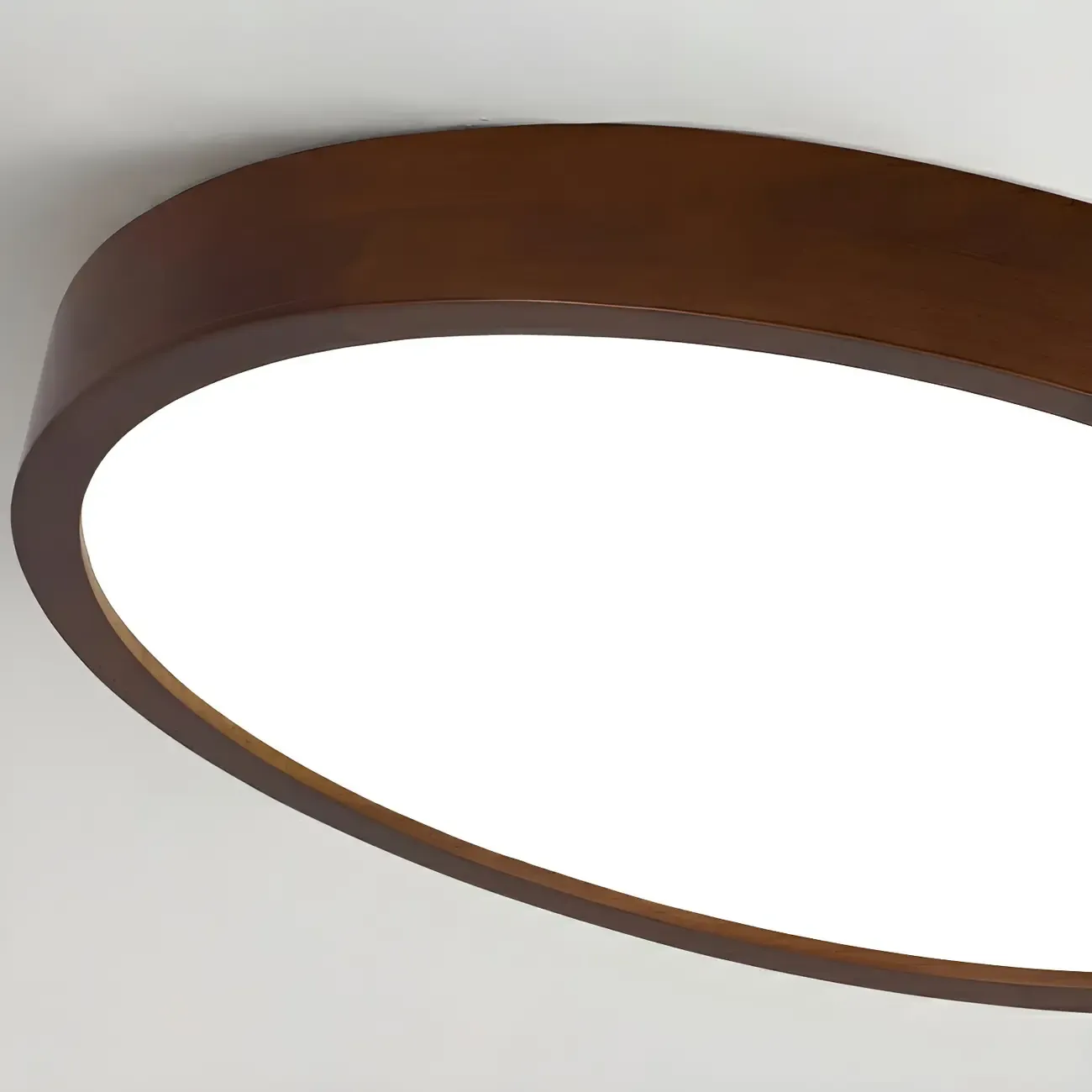 Brown Circular Acrylic Modern Linear Chandelier Light Image - 11