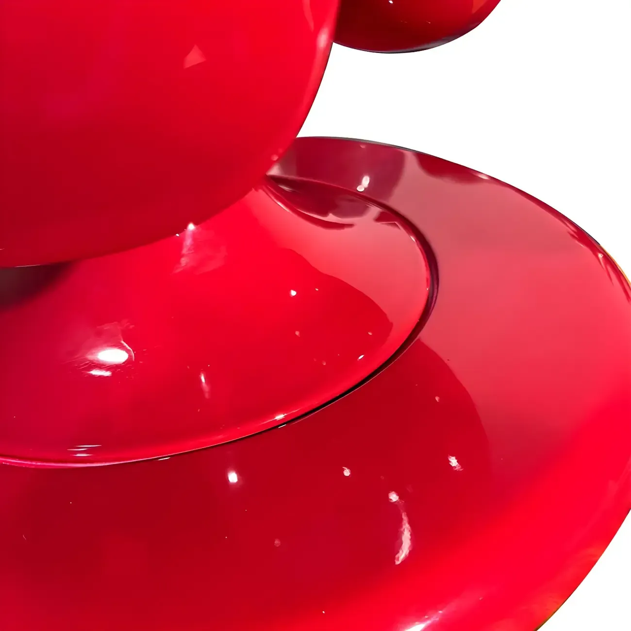 Natural Ash Wood Round Living Room Side Table Three Legs Image - 16