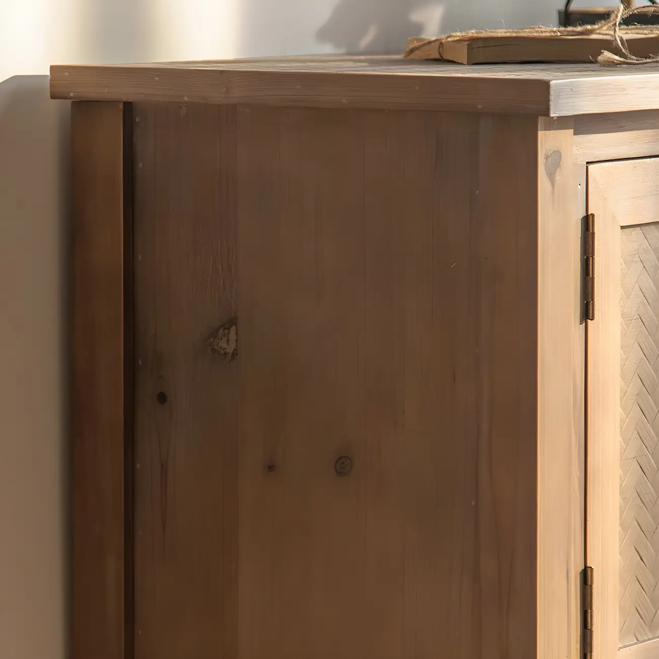 Rustic Brown Wood Entryway Console Table with Drawers Image - 7 | homeyfad