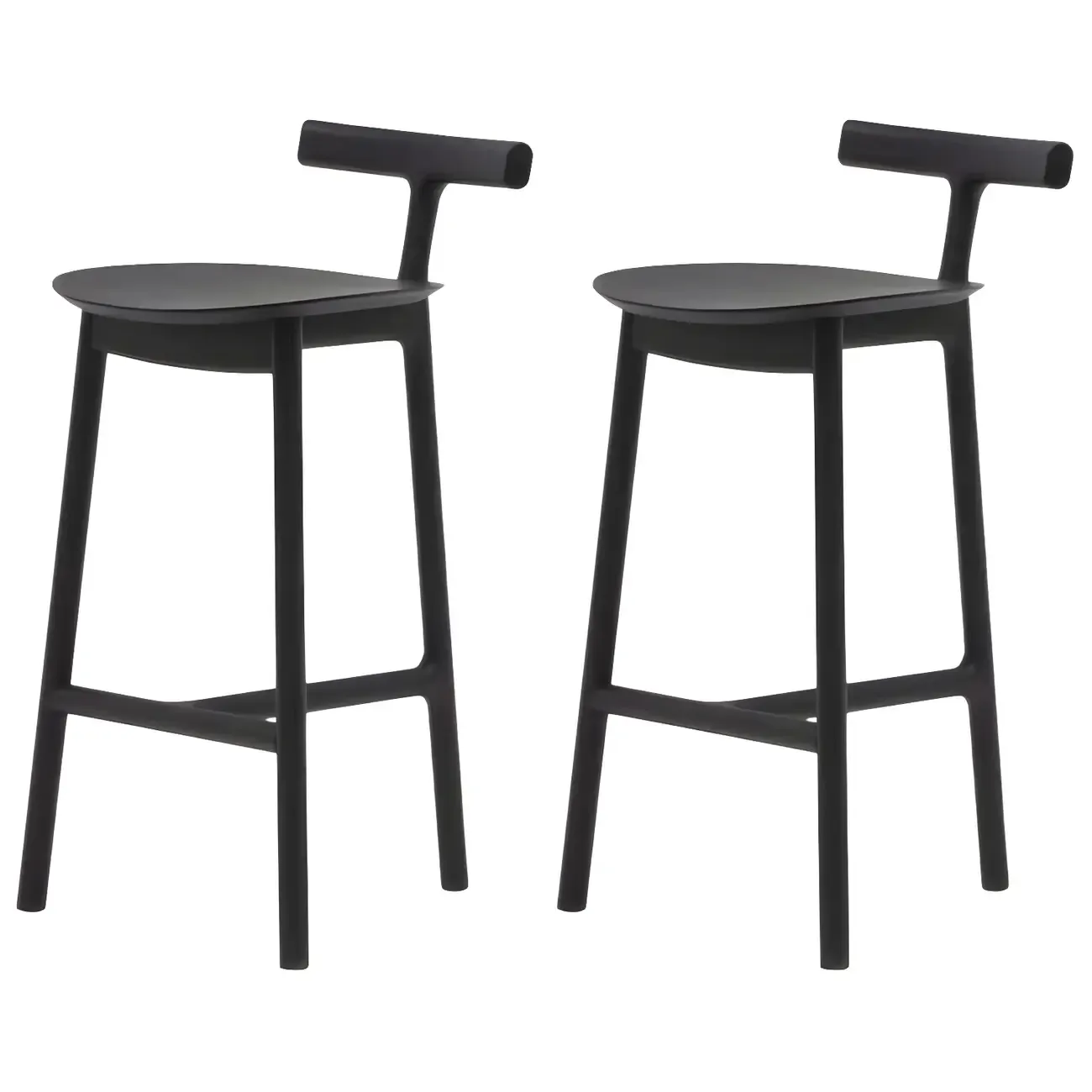 Natural Tripod Ash Wood Fabric Armless Bar Stool Image - 13