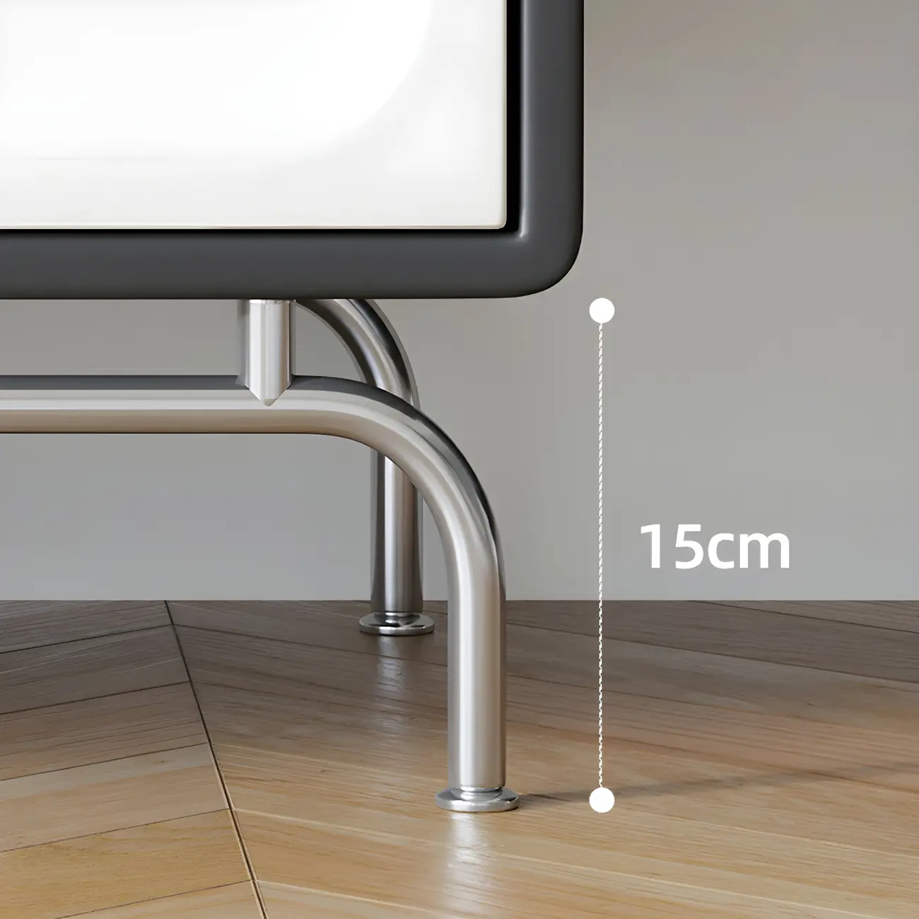 Stylish White Wooden Double Dresser with Soft-Close Drawers Image - 6 | homeyfad