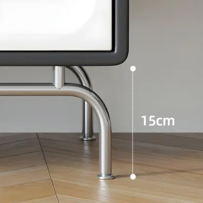 Stylish White Wooden Double Dresser with Soft-Close Drawers Image - 6