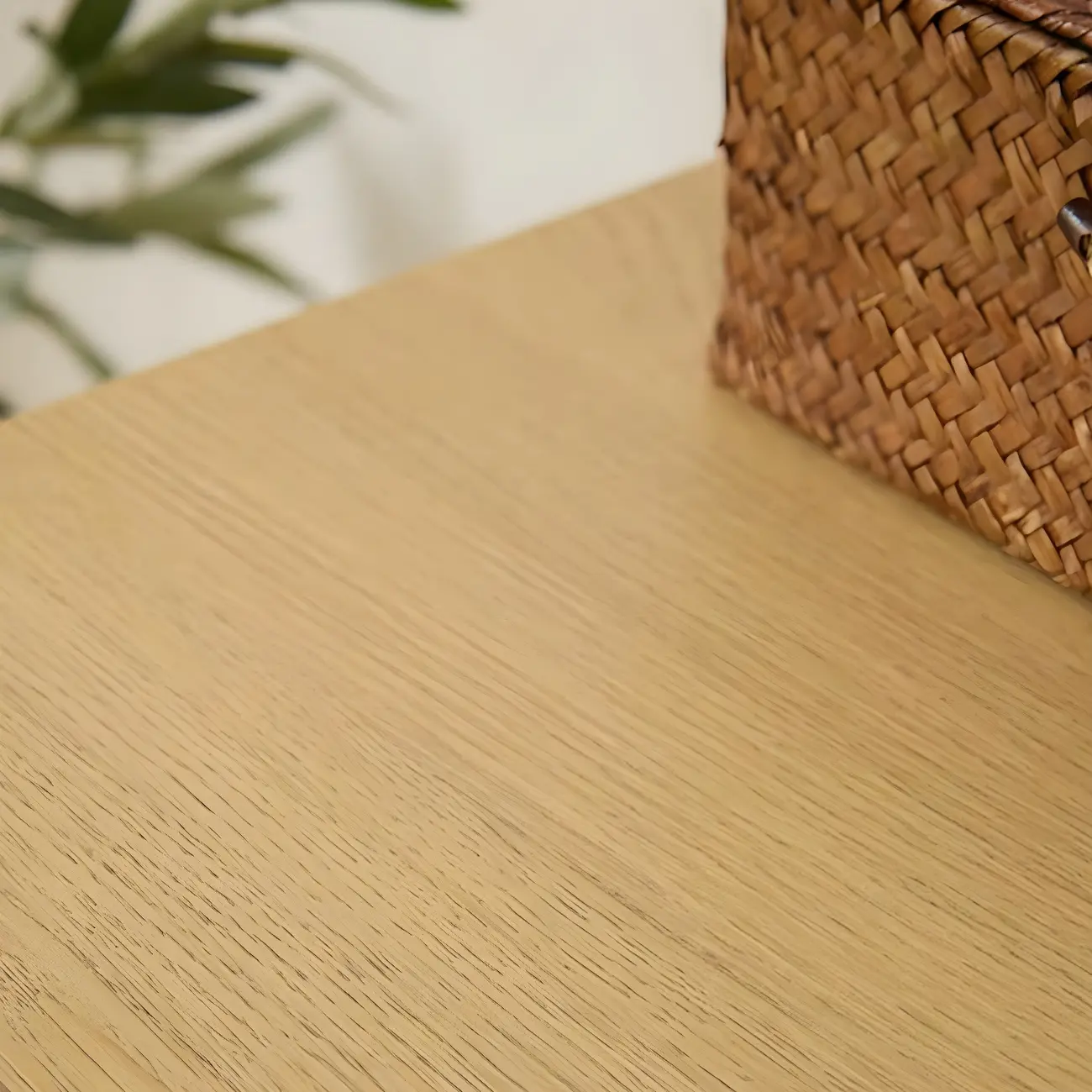 Rustic Wooden TV Stand with Cable Management for Living Room Image - 14 | homeyfad