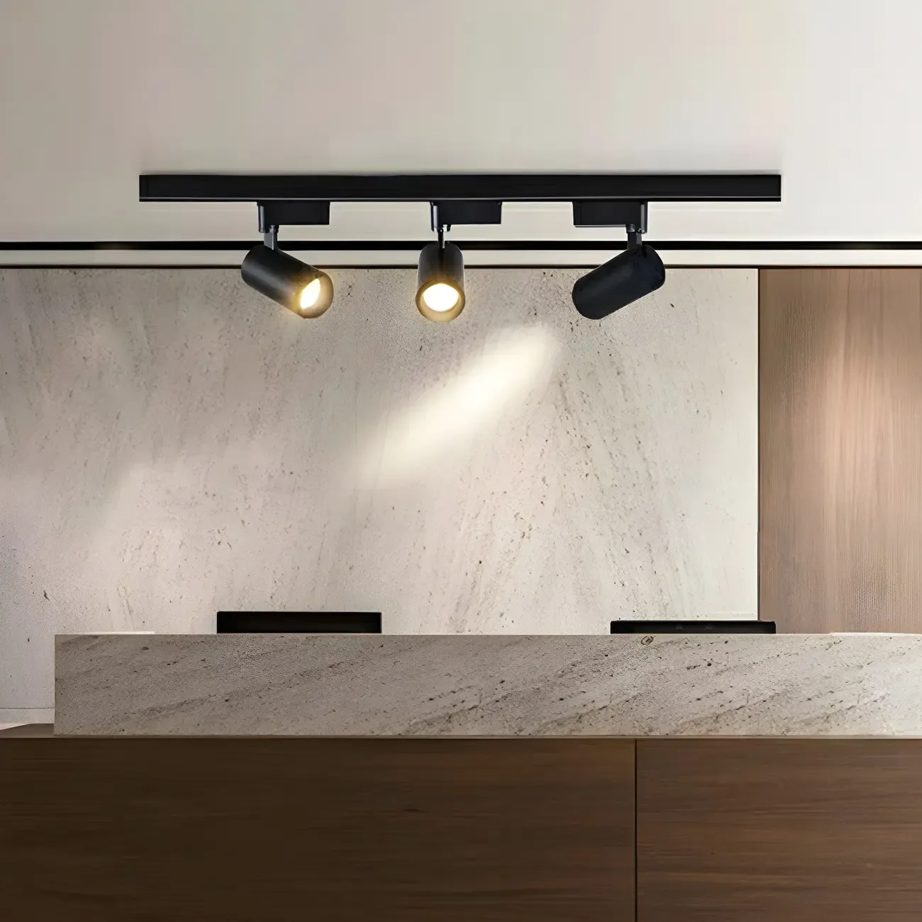 Modern LED Semi-Flush Ceiling Light for Living Spaces Image - 4