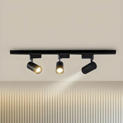 Modern LED Semi-Flush Ceiling Light for Living Spaces Image - 7
