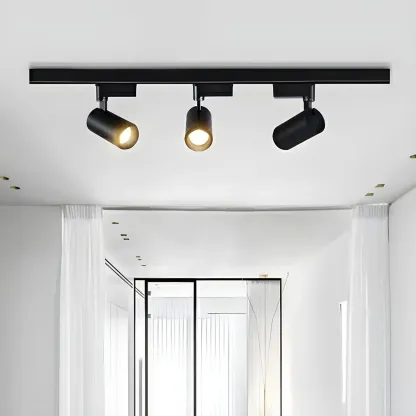 Modern LED Semi-Flush Ceiling Light for Living Spaces Image - 2