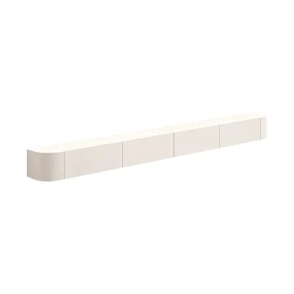 Modern Wooden Mueble Flotante Para TV Stand with Storage Image - 7