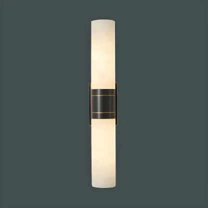 Modern LED Wall Light with Stone Shade for Home Decor Image - 6