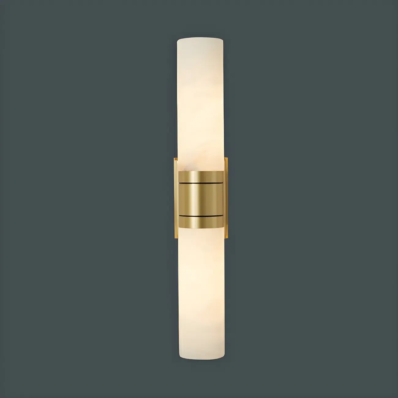 Modern LED Wall Light with Stone Shade for Home Decor Image - 7