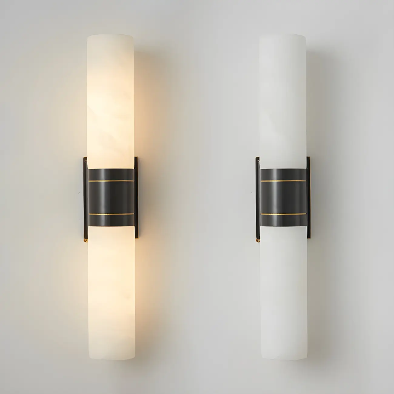 Modern LED Wall Light with Stone Shade for Home Decor Image - 8 | homeyfad