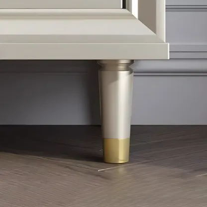 Elegant Off-White Wooden Dressers & Chests with Drawers Image - 15