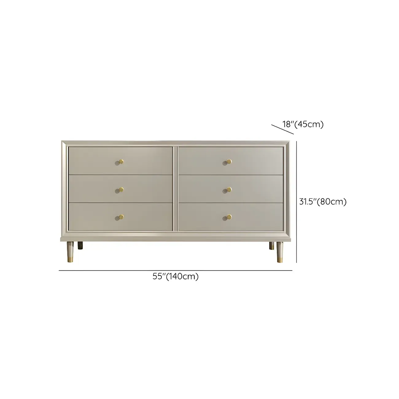 Elegant Off-White Wooden Dressers & Chests with Drawers Image - 21