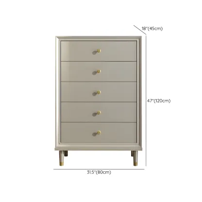 Elegant Off-White Wooden Dressers & Chests with Drawers Image - 29