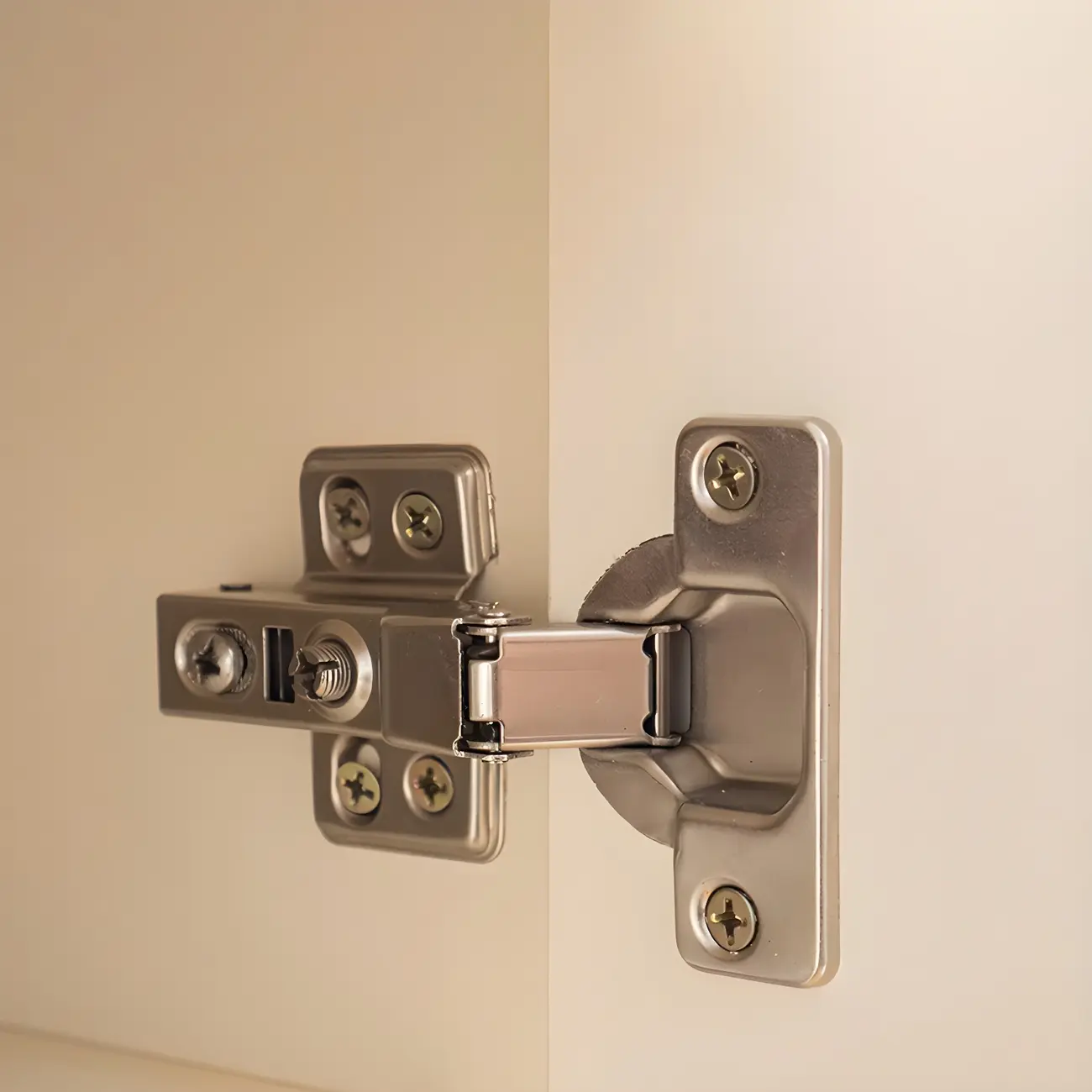 Vintage Wooden Beige Double Dresser with Shelves Image - 14 | homeyfad