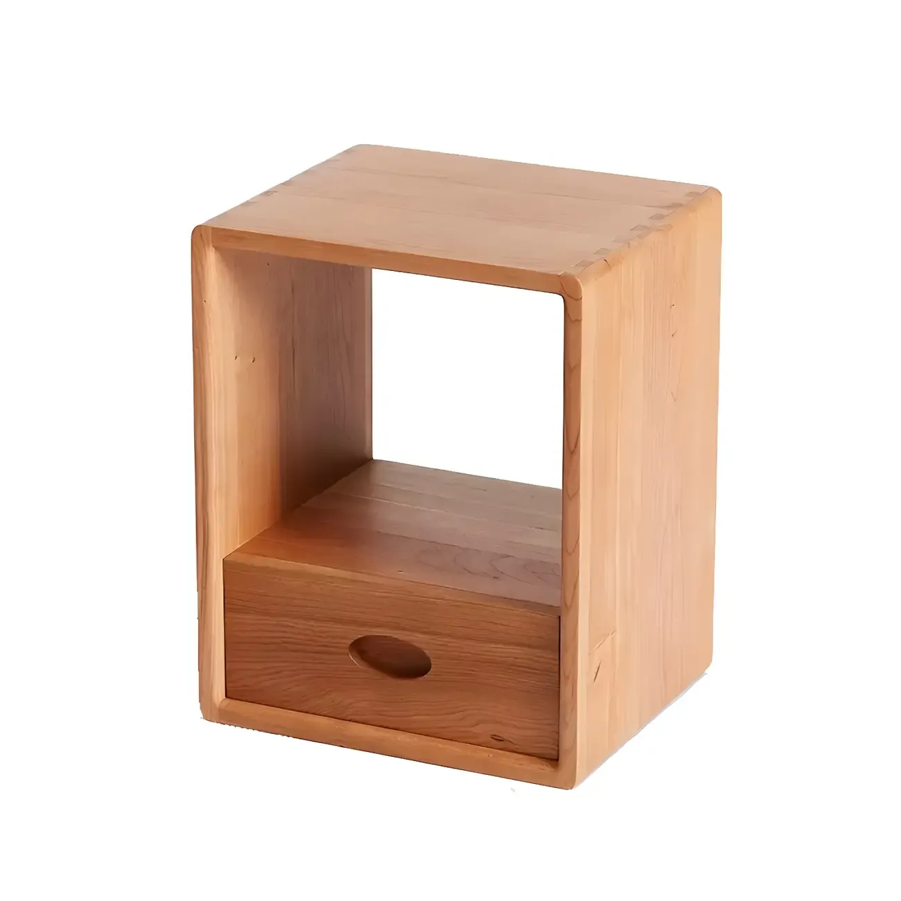 Chic Modern Wooden Cube Storage Open-back Bookshelves Image - 3