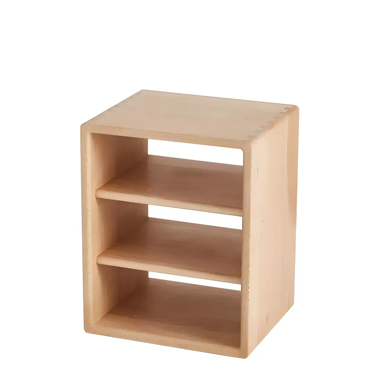 Chic Modern Wooden Cube Storage Open-back Bookshelves Image - 8
