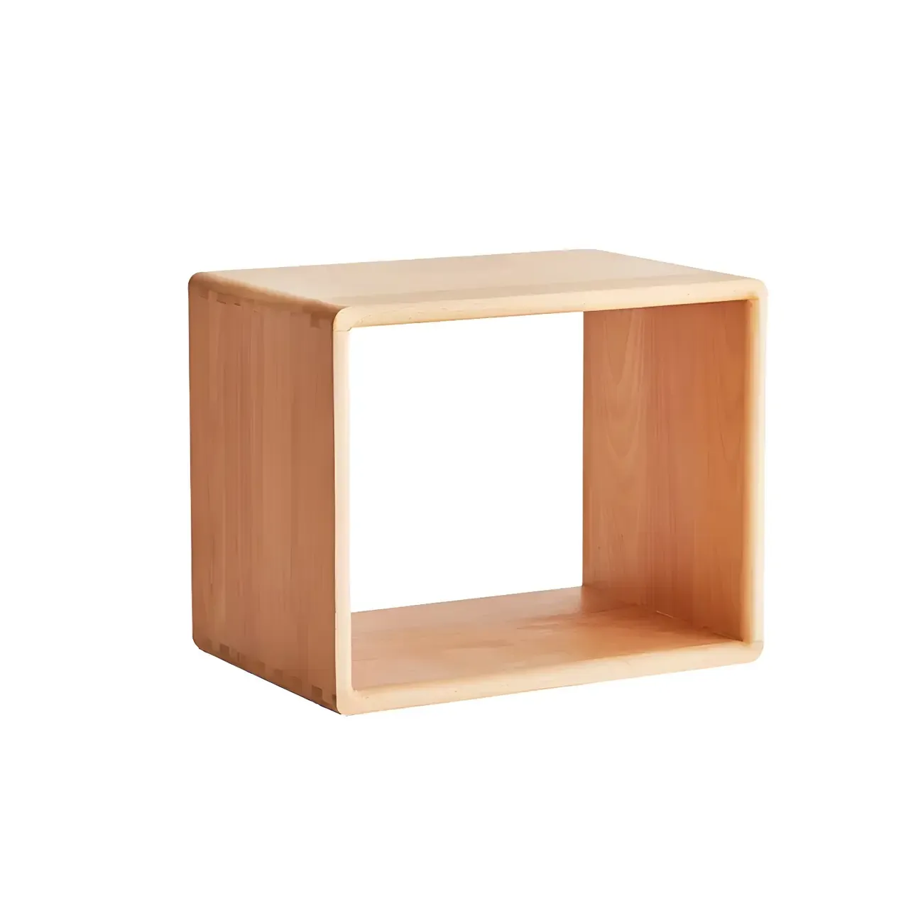 Chic Modern Wooden Cube Storage Open-back Bookshelves Image - 11