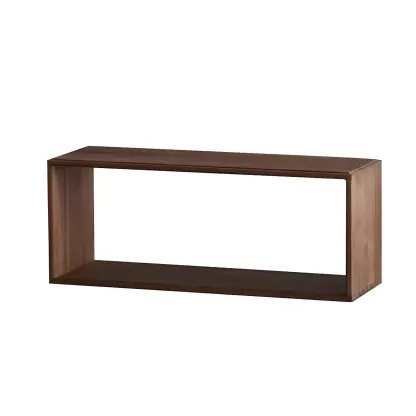 Chic Modern Wooden Cube Storage Open-back Bookshelves Image - 18