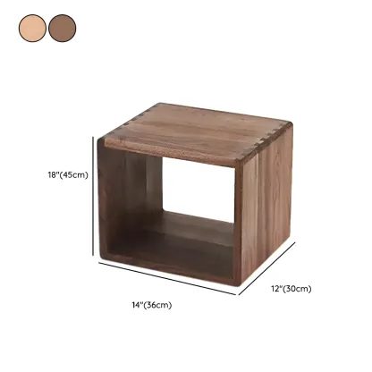 Chic Modern Wooden Cube Storage Open-back Bookshelves Image - 23