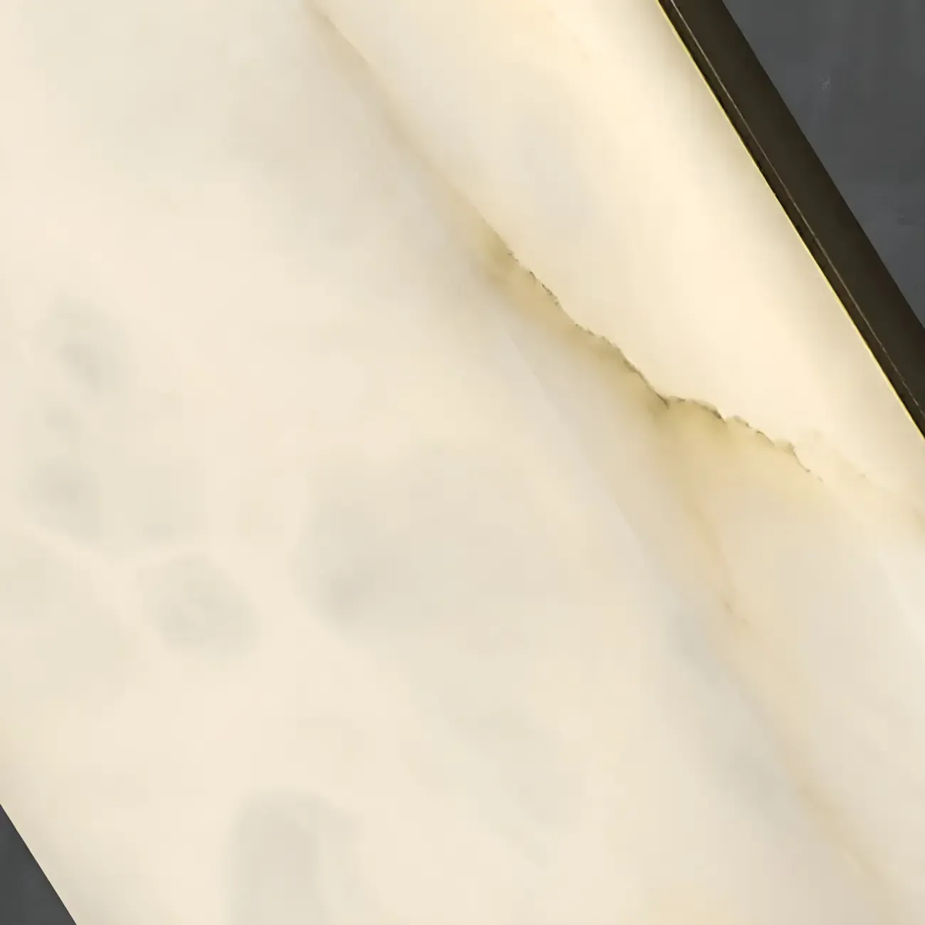 Modern Metal LED Wall Light with Stone Shade for Living Room Image - 11