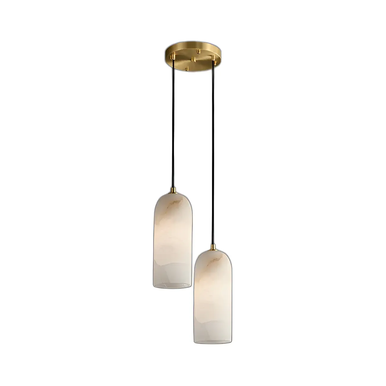 Postmodern Marble Cylinder Pendant Light Fixture for Dining  Image - 8