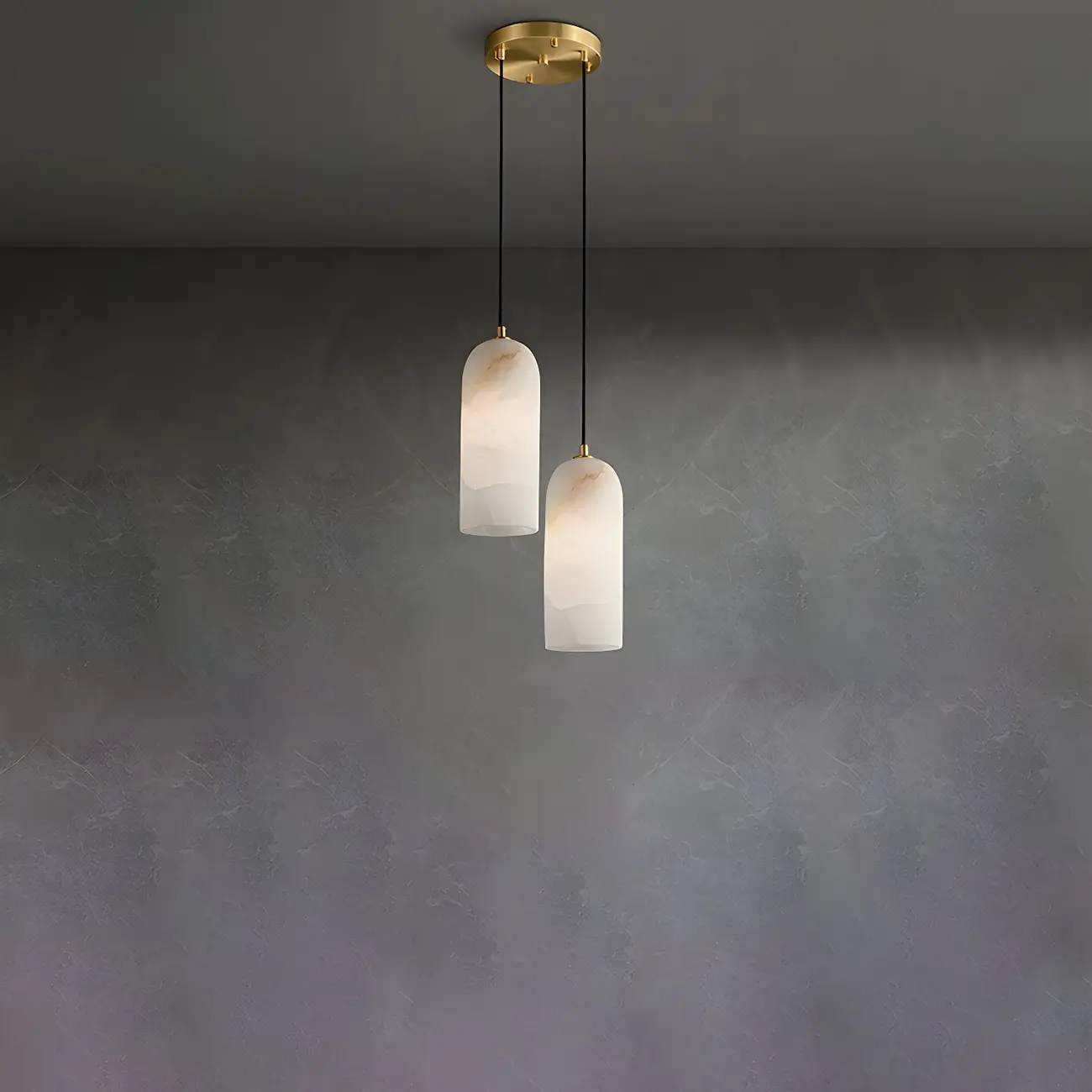 Postmodern Marble Cylinder Pendant Light Fixture for Dining  Image - 16 | homeyfad