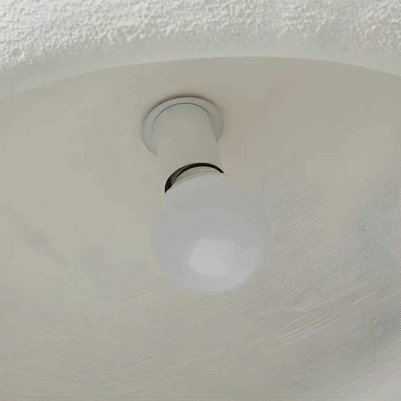 Art Deco Modern White Resin Dome Hanging Pendant Light  Image - 7 | homeyfad