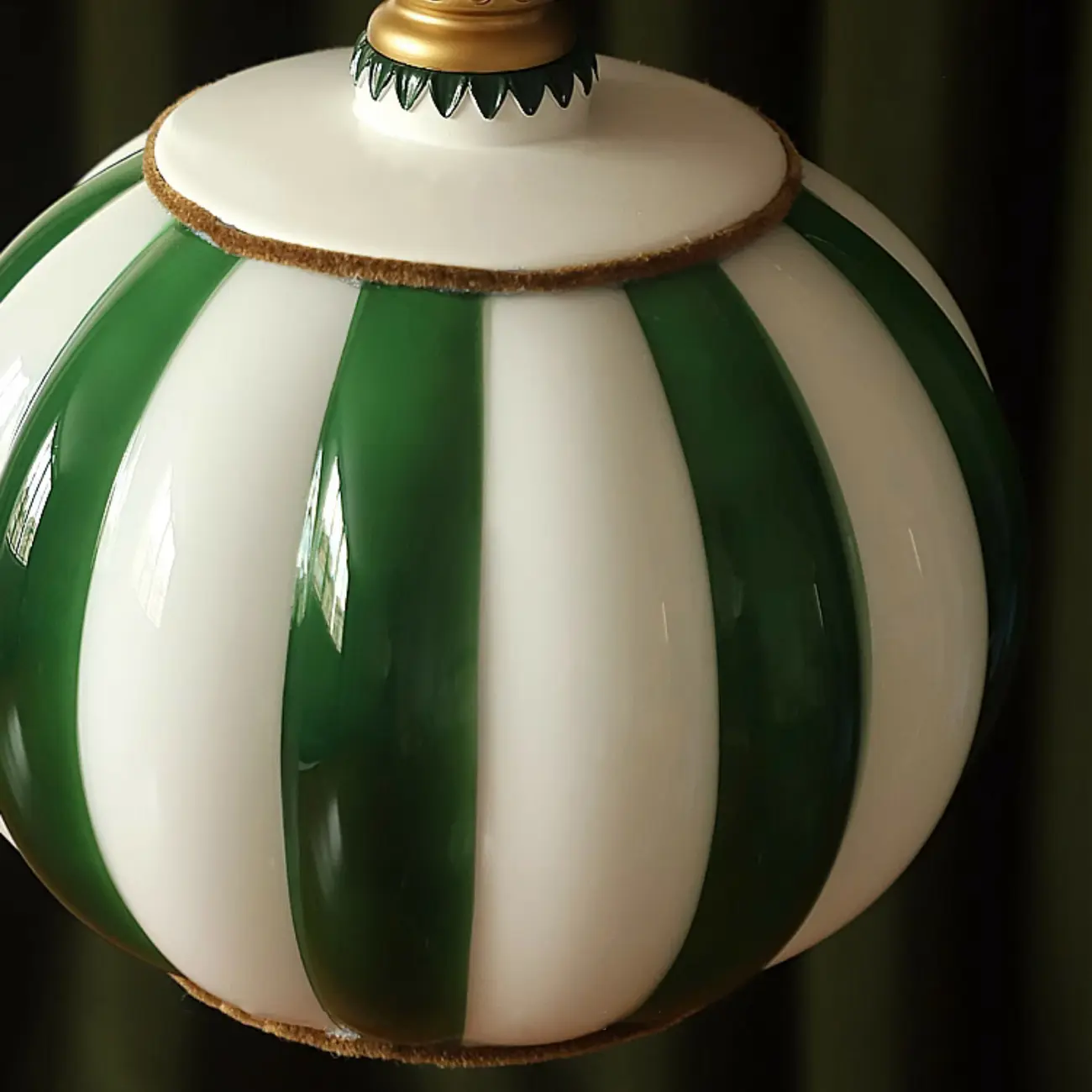 Modern Glass Green Globe Pendant Light Kitchen Fixture Image - 2 | homeyfad