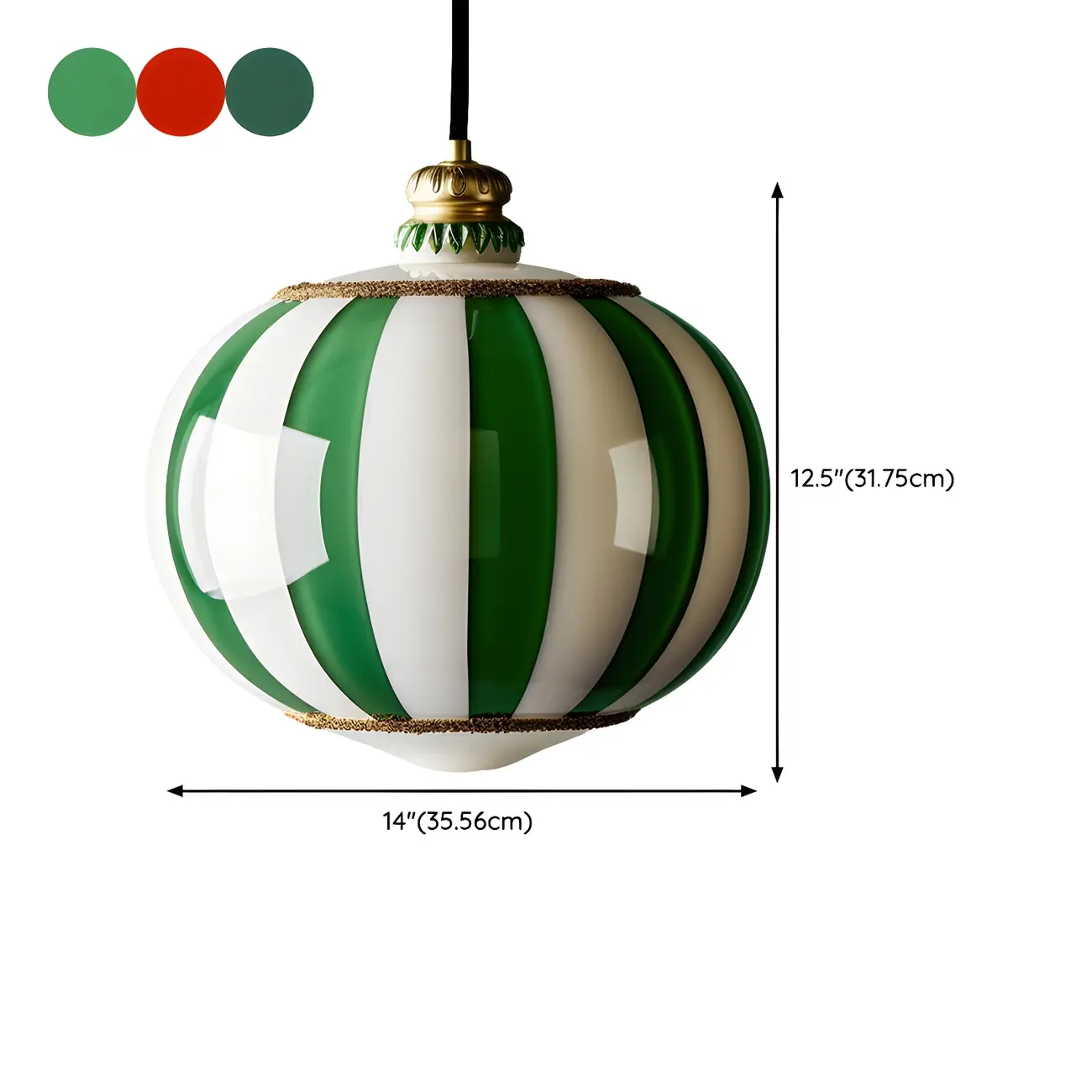 Modern Glass Green Globe Pendant Light Kitchen Fixture Image - 8 | homeyfad