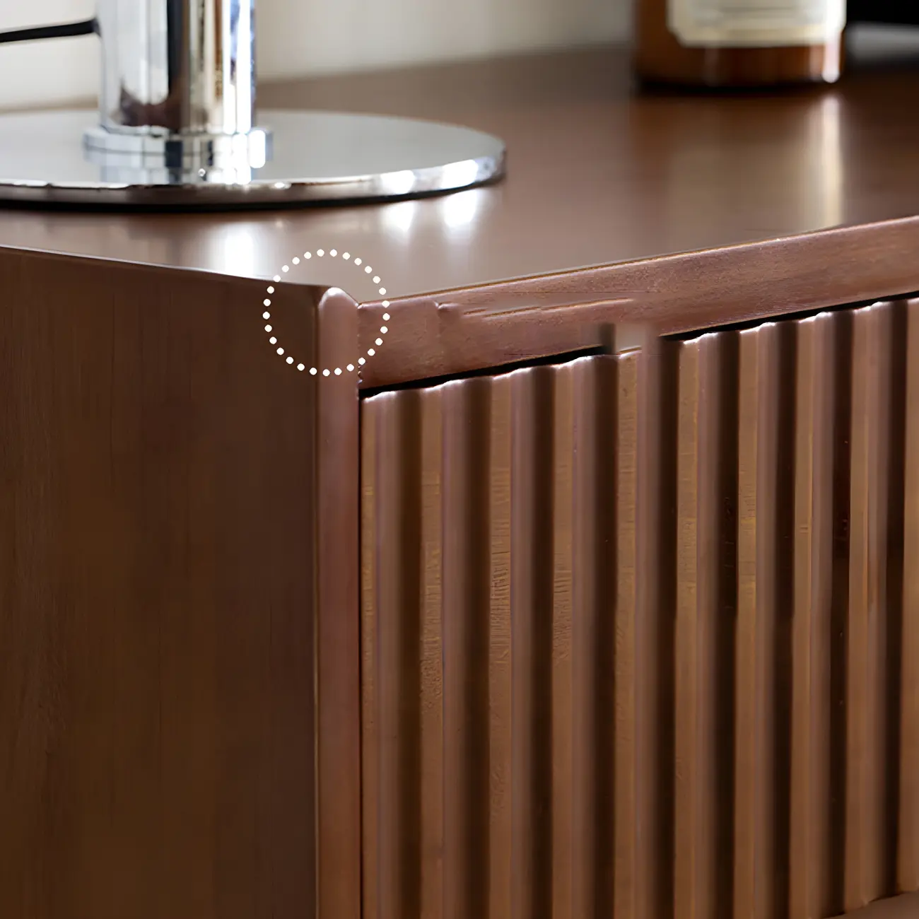 Vintage Brown Wooden Double-Layer Dresser with 9 Drawers Image - 6 | homeyfad