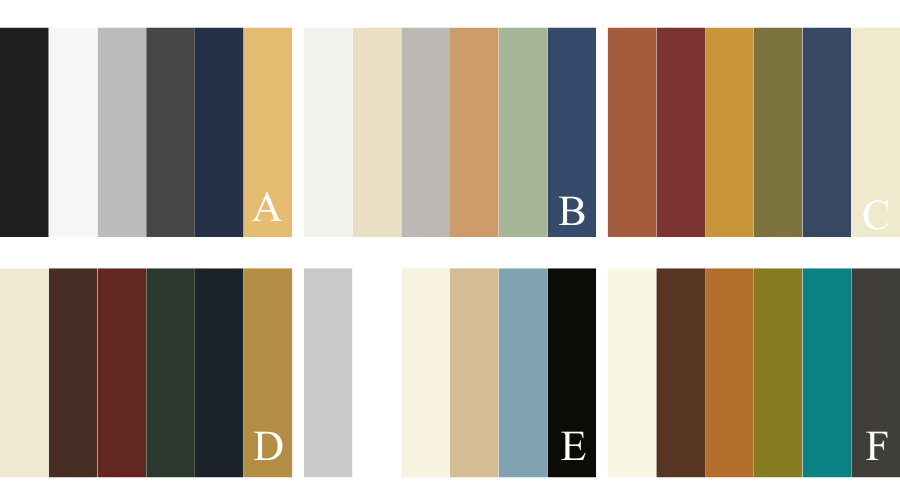 Color Combination of Home Decor Styles