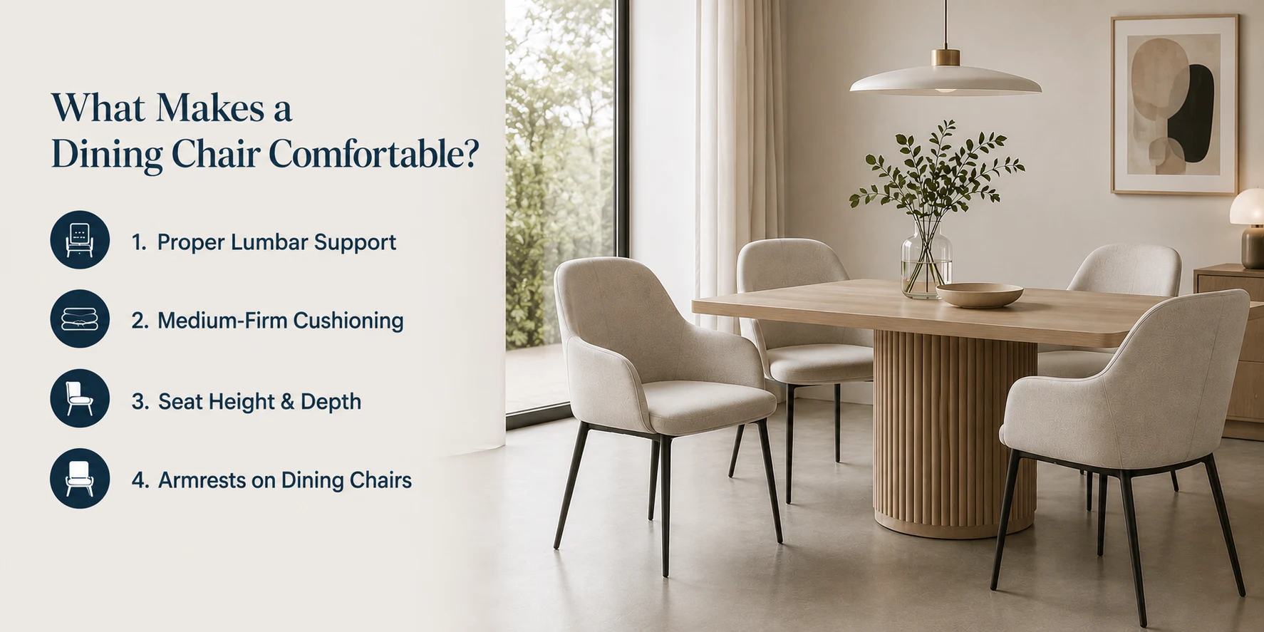 What Makes a Dining Chair Comfortable