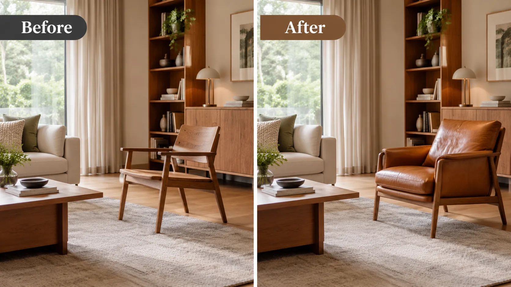 Before & After Accent Chairs for Comfortable