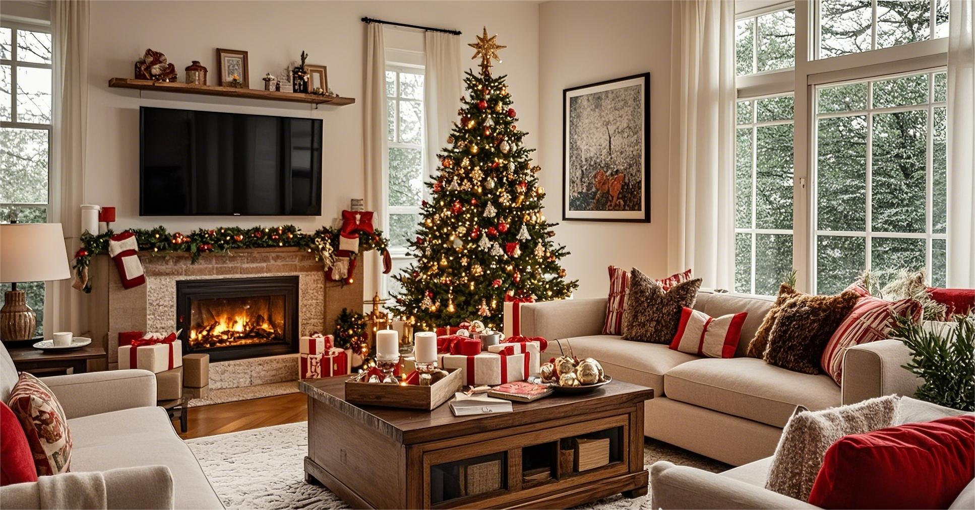 Christmas Centerpieces for Living Room  | homeyfad