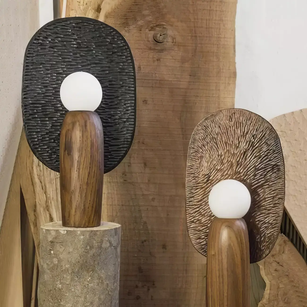 Mid Century Modern Metal Wood Table Lamp For Living Room Image - 19 | homeyfad