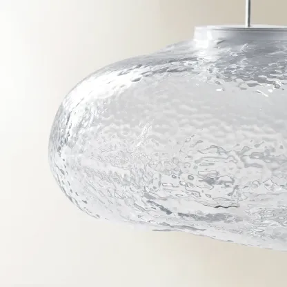 Modern Art LED Glass Island Chandelier Image - 4