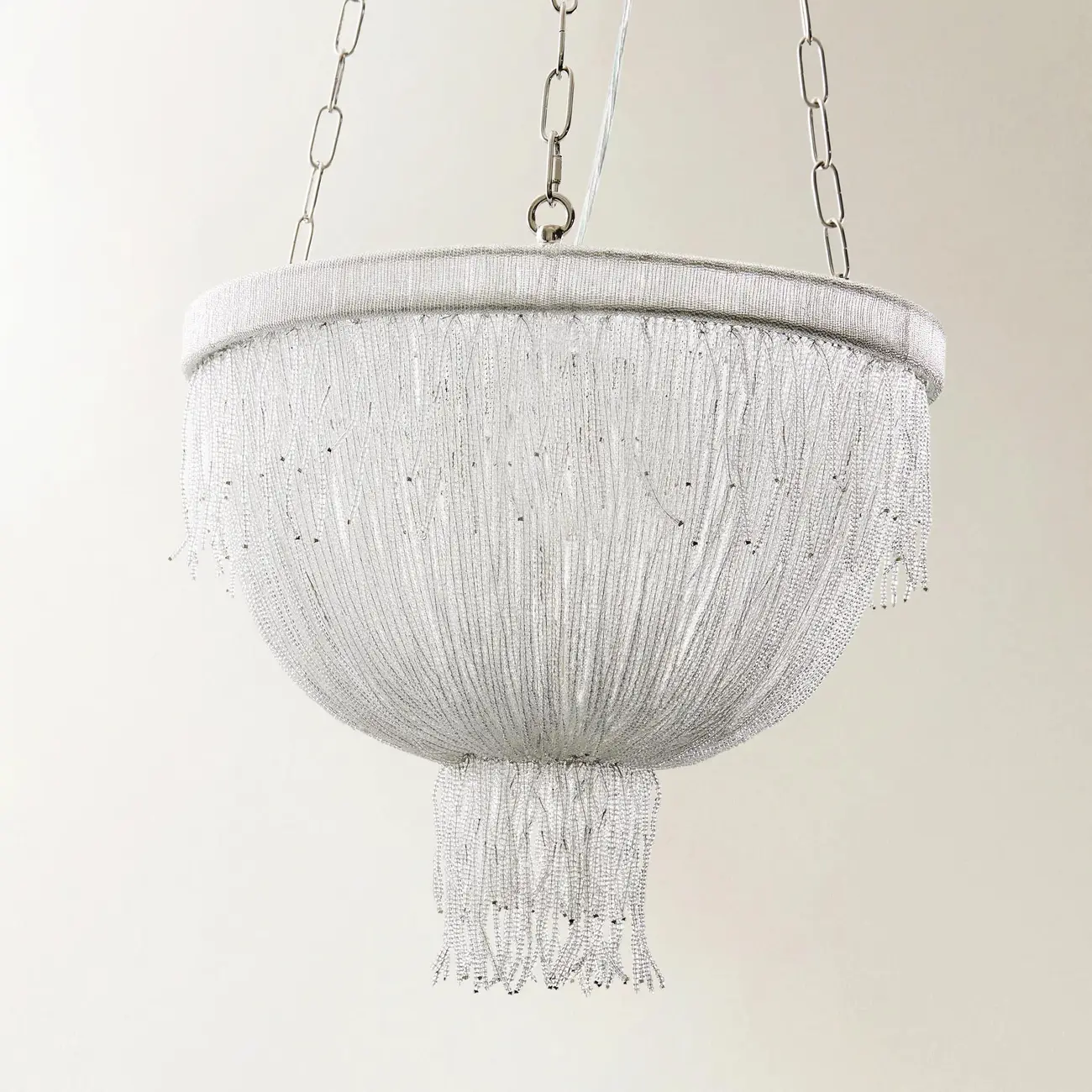 Luxury Elegant Clear Glass Beaded Chandelier Image - 3 | homeyfad