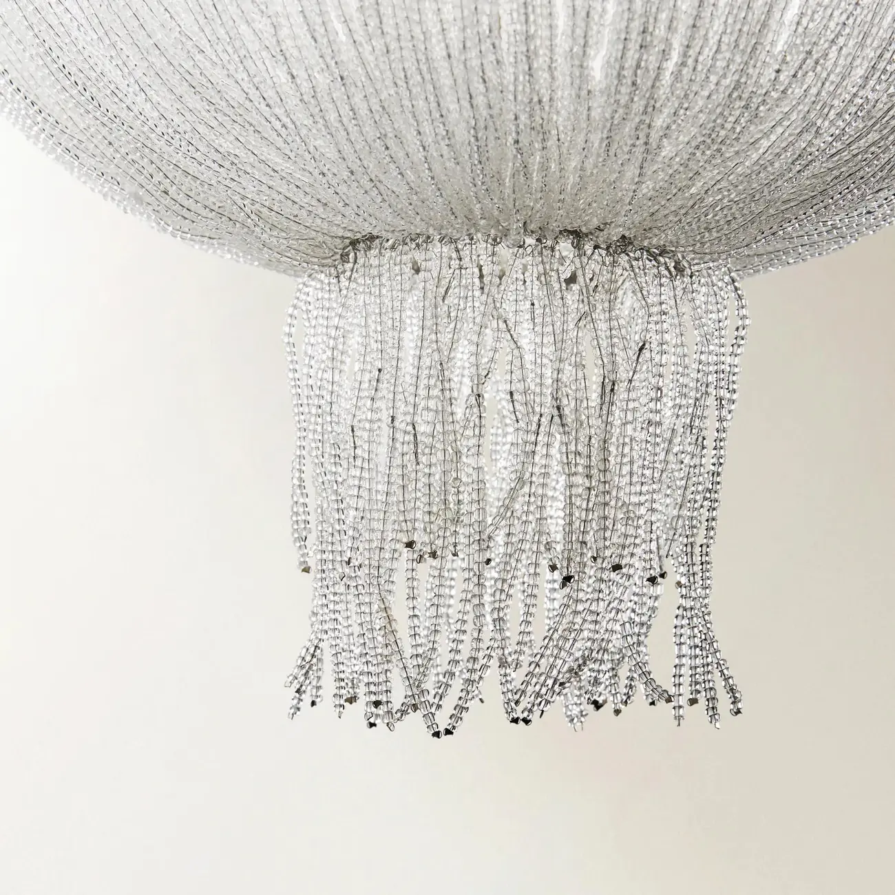 Luxury Elegant Clear Glass Beaded Chandelier Image - 4 | homeyfad