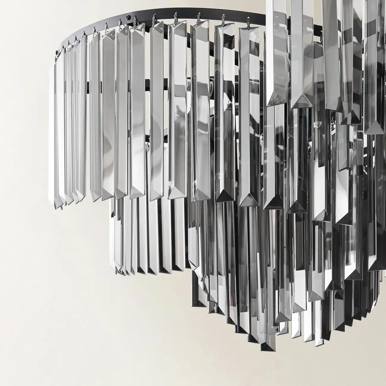 Modern Luxury Crystal Spiral Chandelier for Home Décor Image - 4