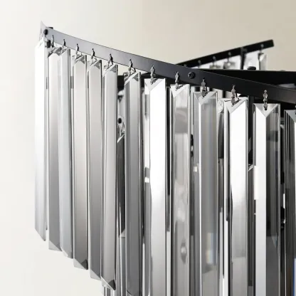 Modern Luxury Crystal Spiral Chandelier for Home Décor Image - 5