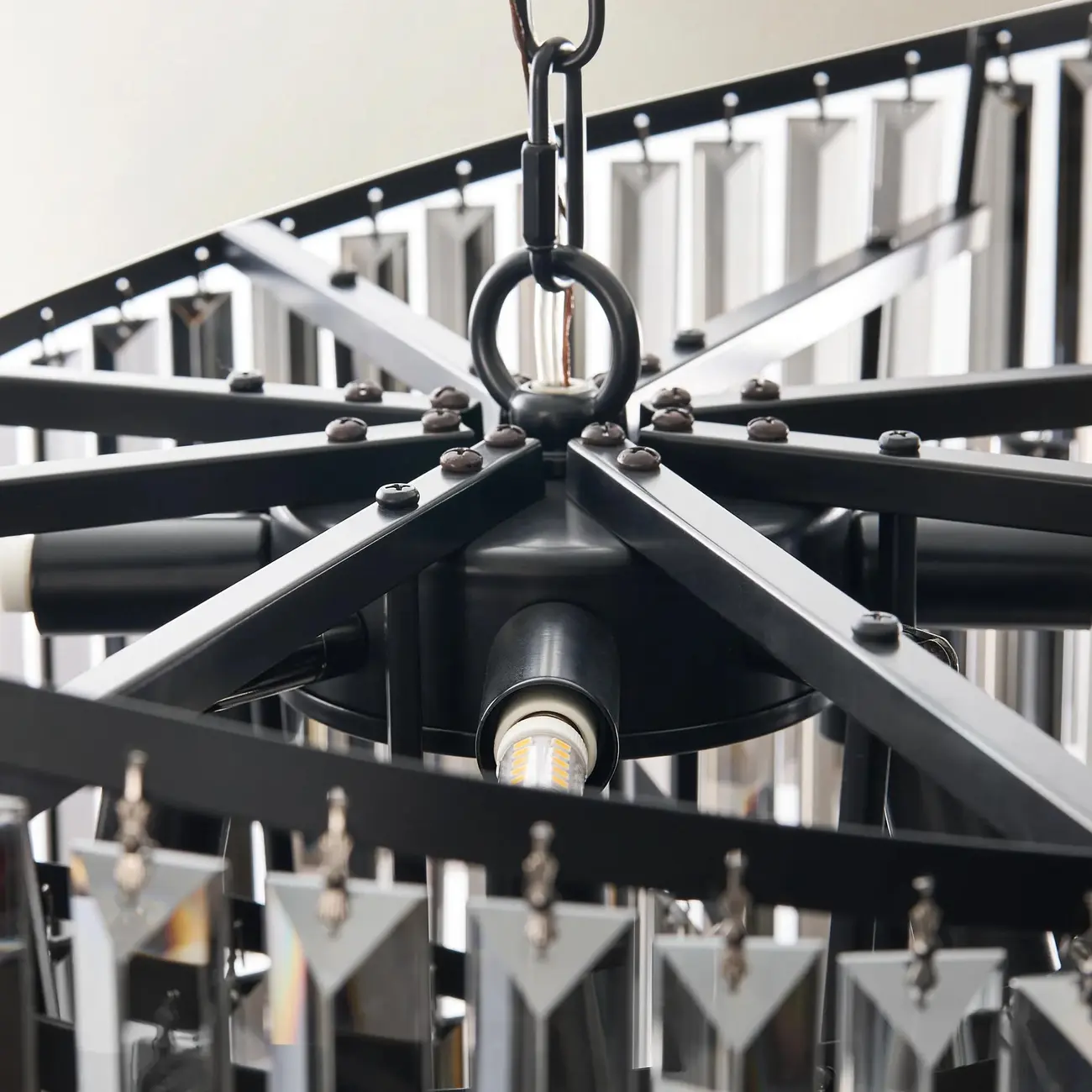 Modern Luxury Crystal Spiral Chandelier for Home Décor Image - 6 | homeyfad