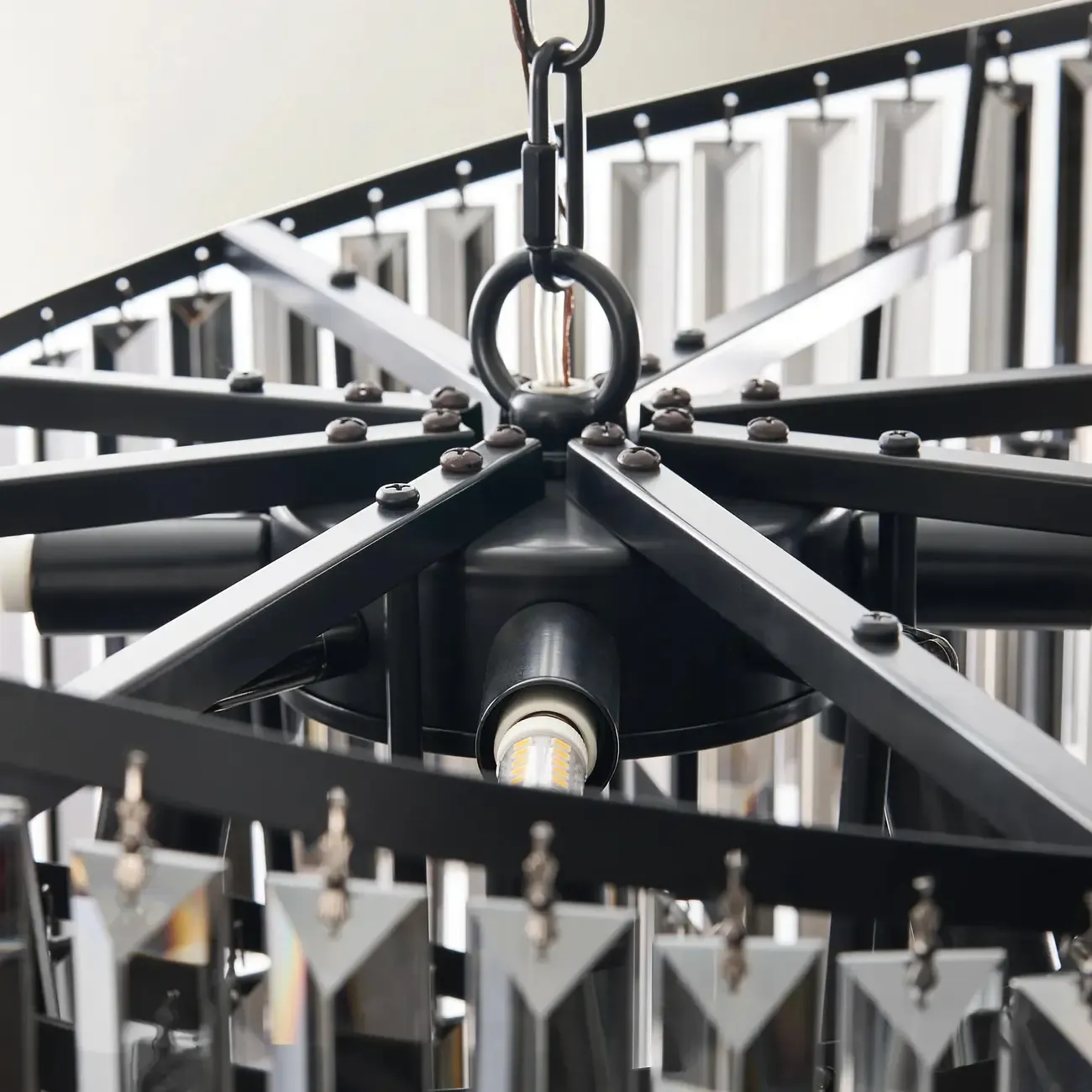 Modern Luxury Crystal Spiral Chandelier for Home Décor Image - 6