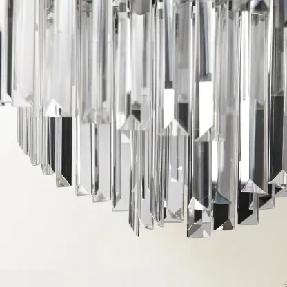 Modern Luxury Spiral-Shaped Clear Crystal Chandelier Image - 6