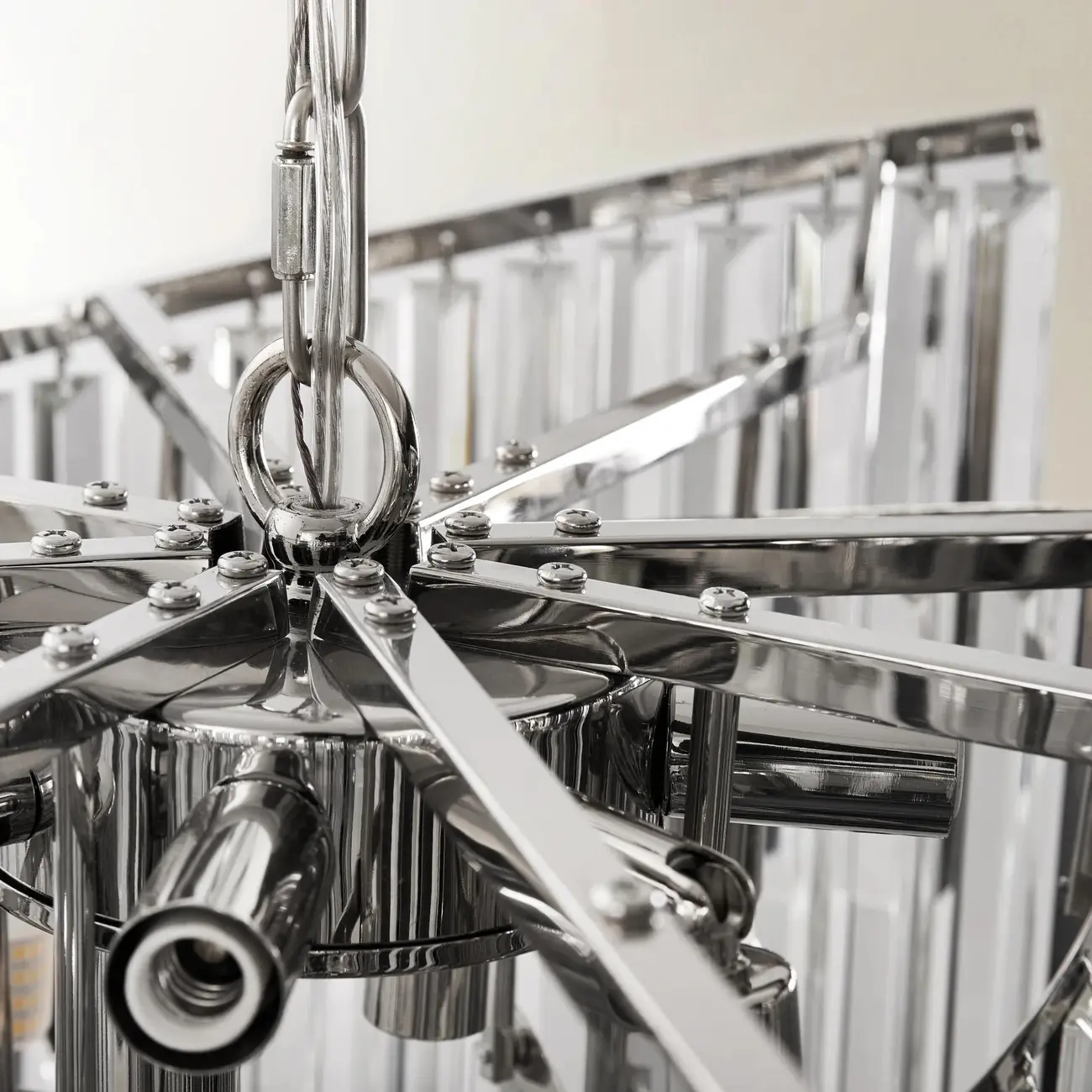 Modern Luxury Spiral-Shaped Clear Crystal Chandelier Image - 7 | homeyfad