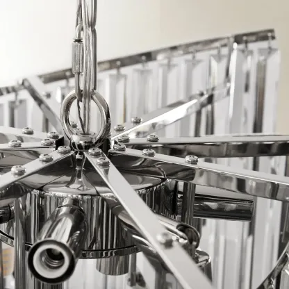 Modern Luxury Spiral-Shaped Clear Crystal Chandelier Image - 7