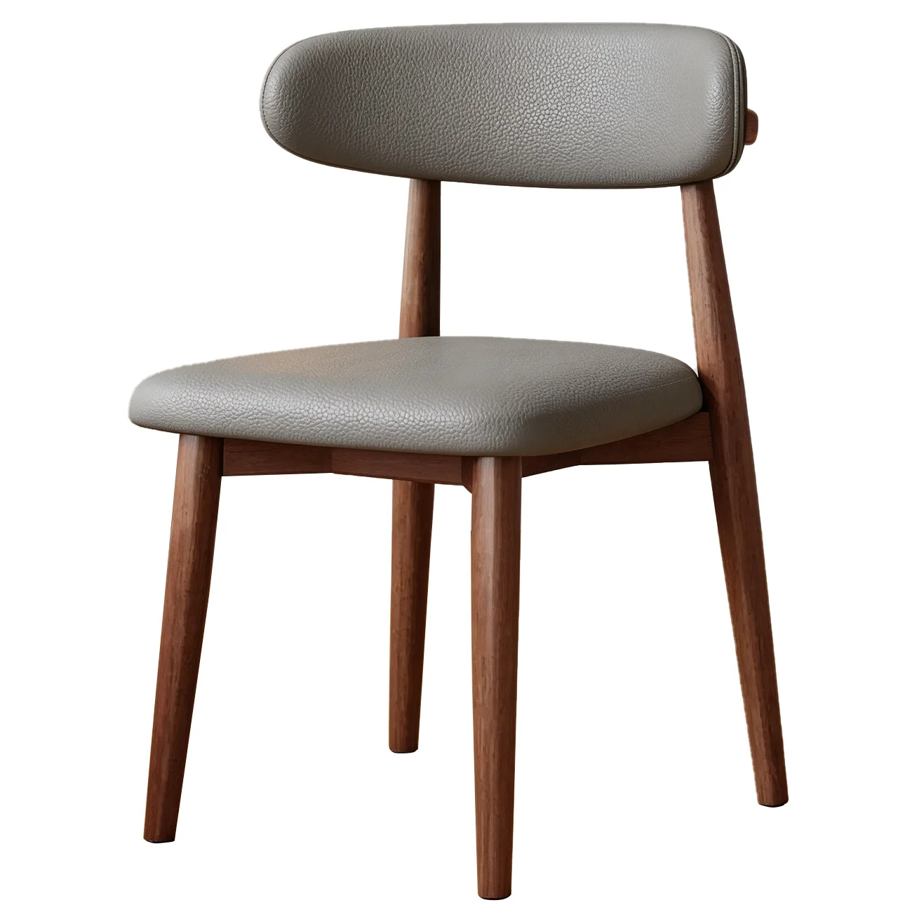 Mid-Century Modern Wooden Dining Chair Set of 2 Image - 27 | homeyfad