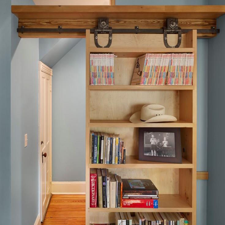 Sliding Barn Door bookcase