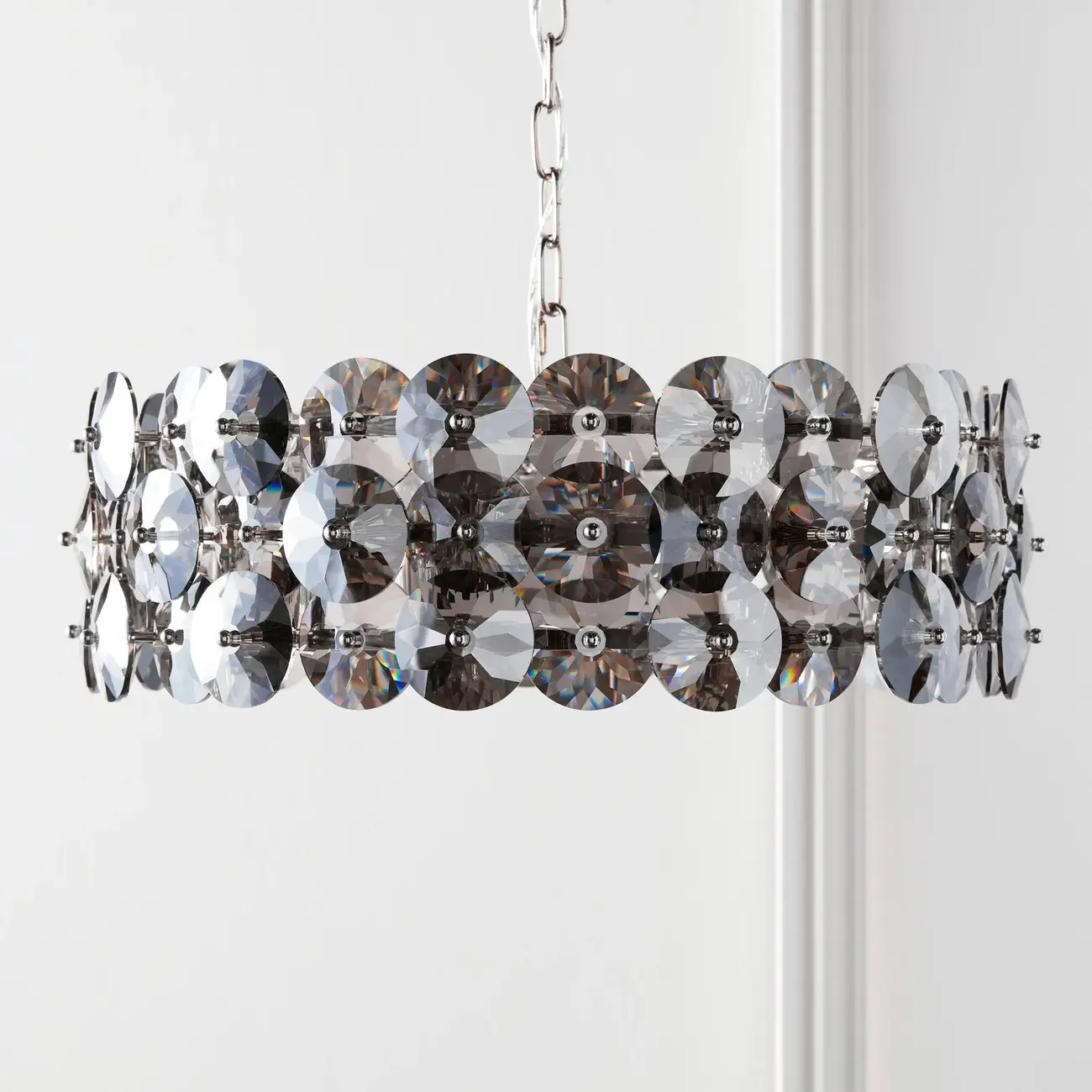 Crystal Drum Chandelier for Modern Elegance Image - 3 | homeyfad