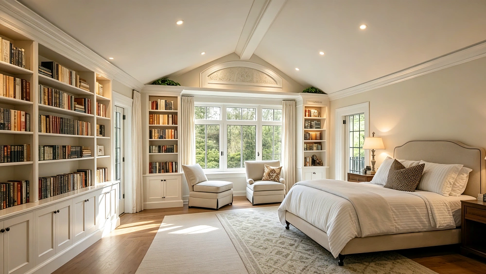 bedroom with Seating Area for Relaxation