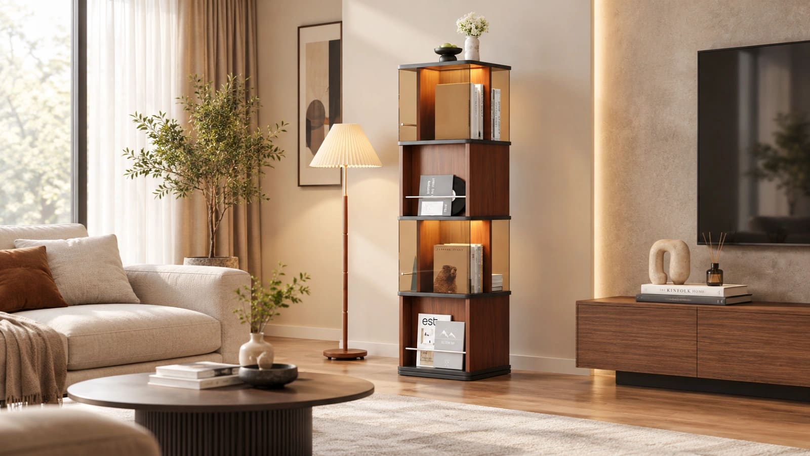 Bookcases with Glass Doors | homeyfad